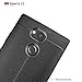 Cocomii Ultimate Armor Sony Xperia L2 Case, Slim Thin Glossy Soft Flexible TPU Silicone Rubber Gel Luxury Leather Pattern Fashion Phone Case Bumper Cover for Sony Xperia L2 (Black)