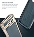E LV Galaxy S7 Edge Case - Armor Defender Slim Shock Absorption Bumper Case for Samsung Galaxy S7 Edge - (Dark Blue/Gold)