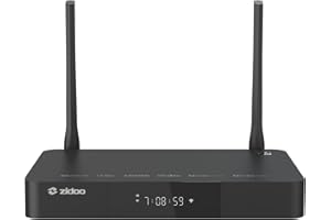 zidoo Z9X 8K- 8K HDR Media Player, Android 11 OS, Amlogic S928X-K Processor 6G+64G, VPU Video Engine&VS10 Image Engine,4K Ult