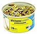 OOK 50673 Professional Picture Hangers, Reusable Art Hooks, Padded, Brass, 20lbs (15 Set)