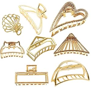 Dancepandas Haar Klauw Clip 8PCS Hair Claw Clip Hair Clamp Legering Opvangclip Hair Accessories