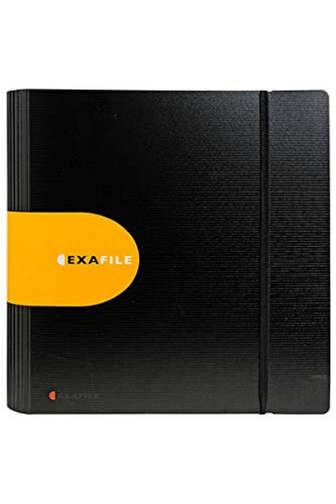 Exacompta - Ref 53534E - Exactive PP Lever Arch File - Suitable for A4 Documents, 60mm Spine, Pocket on Inside Cover, Supplied with Refill Pad - Black