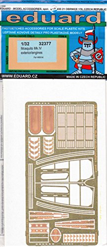 EDU32377 1:32 Eduard PE - Mosquito Mk.IV Exterior & Engines Detail Set (for use with the HK Models kit) MODEL KIT ACCESSORY