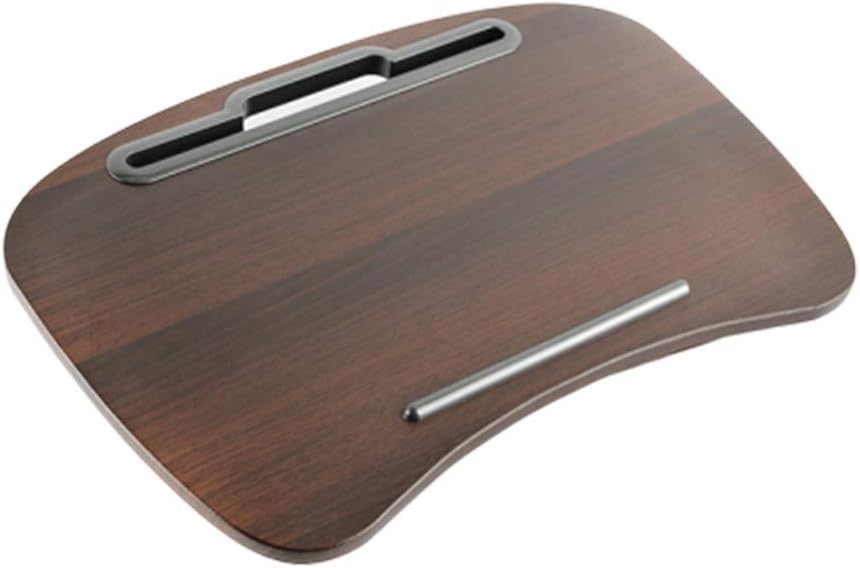 Frjjthchy Practical Lap Desk with Pillow Soft Book Stand for IPAD Books (Brown)