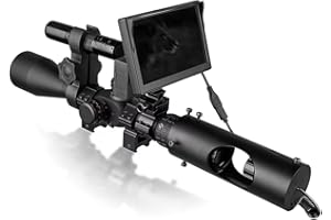 Gslxheal 4.3" Display Night Vision Scope Video Camera with 720P HD | Night Vision Monocular, 850nm IR Flashlight for Riflesco