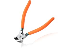 LEONTOOL Diagonal Pliers for Flush Cut Plastics, 90 Angled Wire Cutters for Crafting, Wire Side Cutters Clippers, Flush Cutter Wire Snips Flush Cut Plier for Jewelry Making, Electronic, Model, Floral