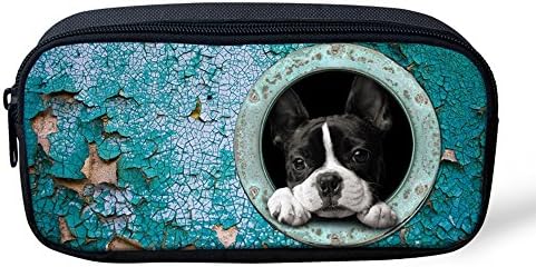 Ledback Cute Cat Pencil Bag for Teen Girls Customized Animal Pencil Box Children Pen Storage Bag School Office Women Cosmetic Makeup Bag Portable Kids Gifts