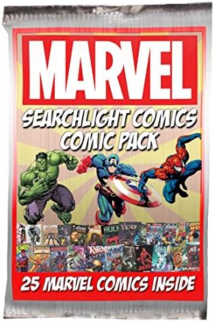 25 Marvel Comic Bundle + Bonus Searchlight Comics Sticker