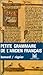 Petite grammaire de l'ancien franÃ§ais by 