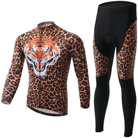 Spoz Men Cycling MTB Fashion Gel Padded Jersey Set XXXL