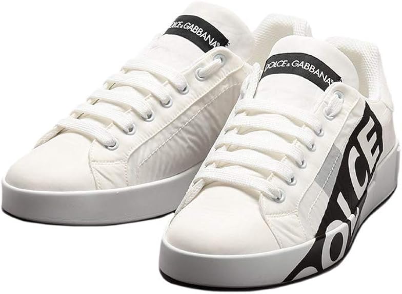 Amazon ドルチェ ガッバーナ ナイロン ロゴテープ ポルトフィーノ スニーカー Dgcs1772aj993 ホワイト 44 並行輸入品 Dolce Gabbana ドルチェ ガッバーナ スニーカー