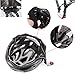 CCTRO Adult Cycling Bike Helmet, Eco-Friendly Adjustable Trinity Men Women Mountain Bicycle Road Bike Helmet Safety Protection (A Black)