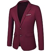 Men's Sport Coats & Blazers Slim Fit Suit Jacket for Men Two Button Sport Coat for Wedding Casual