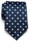 Retreez Classic Floral Pattern Woven Microfiber Men's Tie - Various Colors