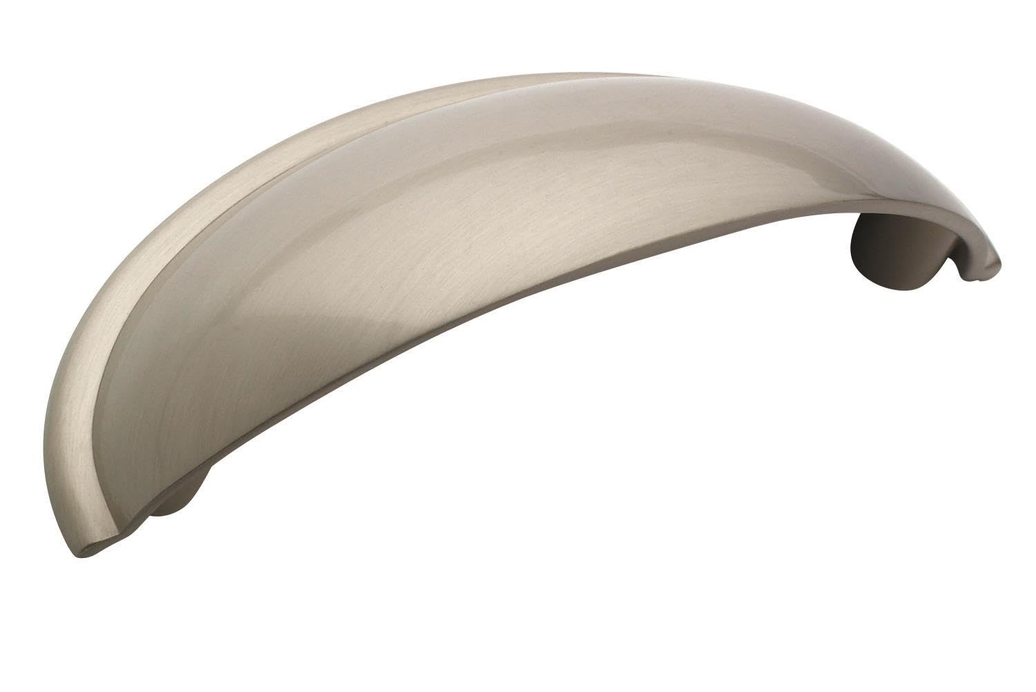 Amerock Cup Pulls 2-1/2 inch (64mm) Center-to-Center Satin Nickel Cabinet Cup Pull - 25 Pack Image