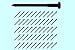 Renovators Supply Manufacturing Lag Bolts 4 in. Black Zinc Plated Steel Lag Screws with Hexagonal Head Pack of 50