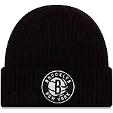 New Era Unisex-Adult NBA Official Sport Knit Core Cuffed Knit Beanie Hat (Brooklyn Nets)