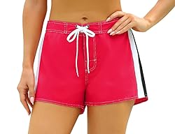 unitop Women's Board Shorts Above Knee Modest Beach