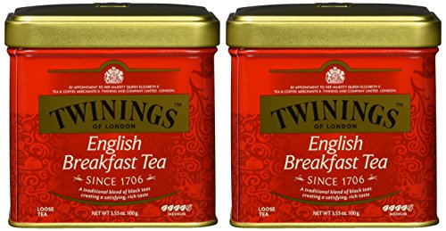 Twinings English Breakfast Tee Dose 100g, Schwarztee â Voller, runder und kräftiger Schwarztee aus den besten Teegärten von Sri Lanka und Indien. Black Tea, 2er Pack (2 x 100 g) – Bild 6