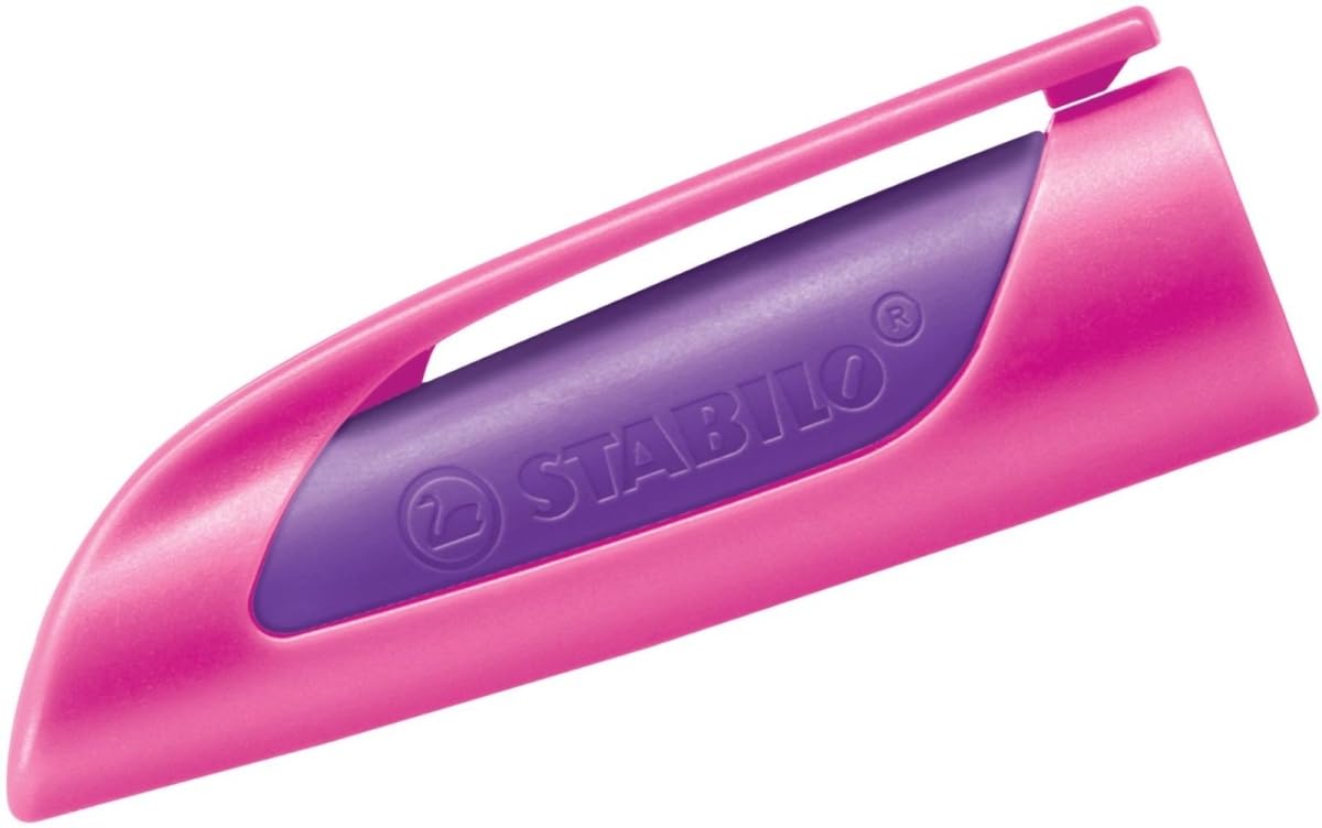 Ergonomic School Fountain Pen - STABILO EASYbuddy - Cap - purple/magenta — image 1