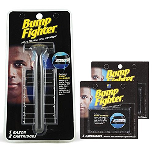 Bump Fighter Shaving Kit with Extra 2 Pack of Cartridge