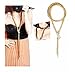 Flexible Bendable Snake Jewelry Necklace Gothic Magnetic Choker Necklace - Versatile Can be used as Waistband Bracelet