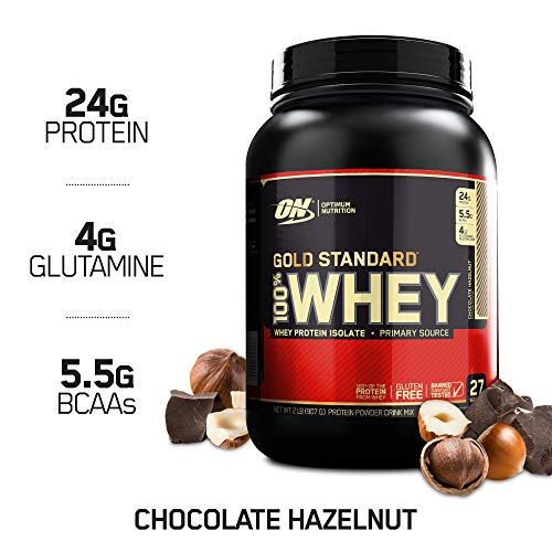 Optimum Nutrition Gold Standard 100 Whey Protein Powder, Chocolate