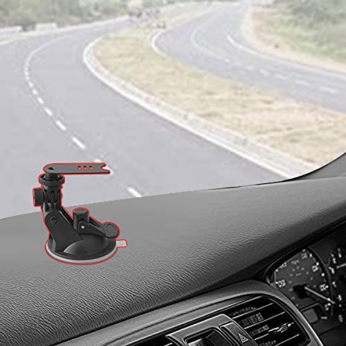 YeeBeny Suction Radar Detector Mount, Windshield & Dashboard Radar Holder for Escort Passport 9500ix 9500i 8500 7500 X50 X70 X80 Solo SC S2 S3 S4 s75 Beltronics RX65 GX65 Red (Not for Escort IX & MAX)