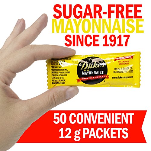 1 Dukes+Mayonnaise+Sugar+Free+Individual+Great+Tasting