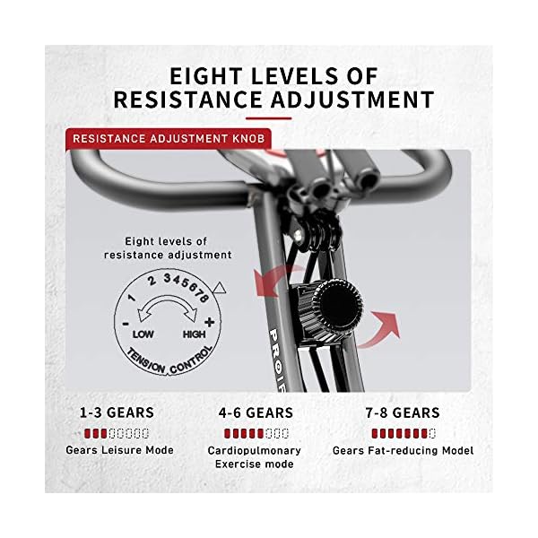 PROIRON-Folding-Exercise-Bike-for-Home-Indoor-Fitness-Bike-with-Resistance-Bands-8-Magnetic-Resistance-Levels-Stationary-Trainer-for-Home-Use-LCD-Display-Phone-Holder PROIRON 3-in-1 Folding Exercise Bike | Upright and Recumbent Foldable Stationary Bike | Magnetic Fitness Bike Indoor…