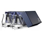 Glencairn Whiskey Mixer Glass Set Of 6 - 200ml Lead-Free Crystal Glasses