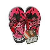 Disney Store Boys Star Wars The Force Awakens Flip Flops (2-3 M US Little Kid, Black, Red)