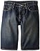Wrangler Authentics Big Boys' Five Pocket Short, Blackened Indigo, 12