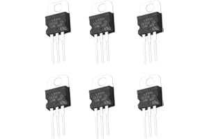 JEKEWIN 6 Pcs 3.3V 950mA LD1117V33 LD33V Voltage Regulator in Antistatic Bag