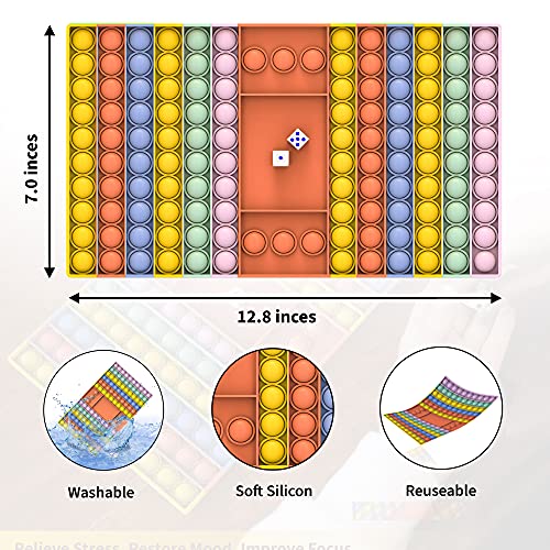 Araash Big Pop it Game Board Pop It Fidget Game Chess Board Pop It Pop It Dice Game Big