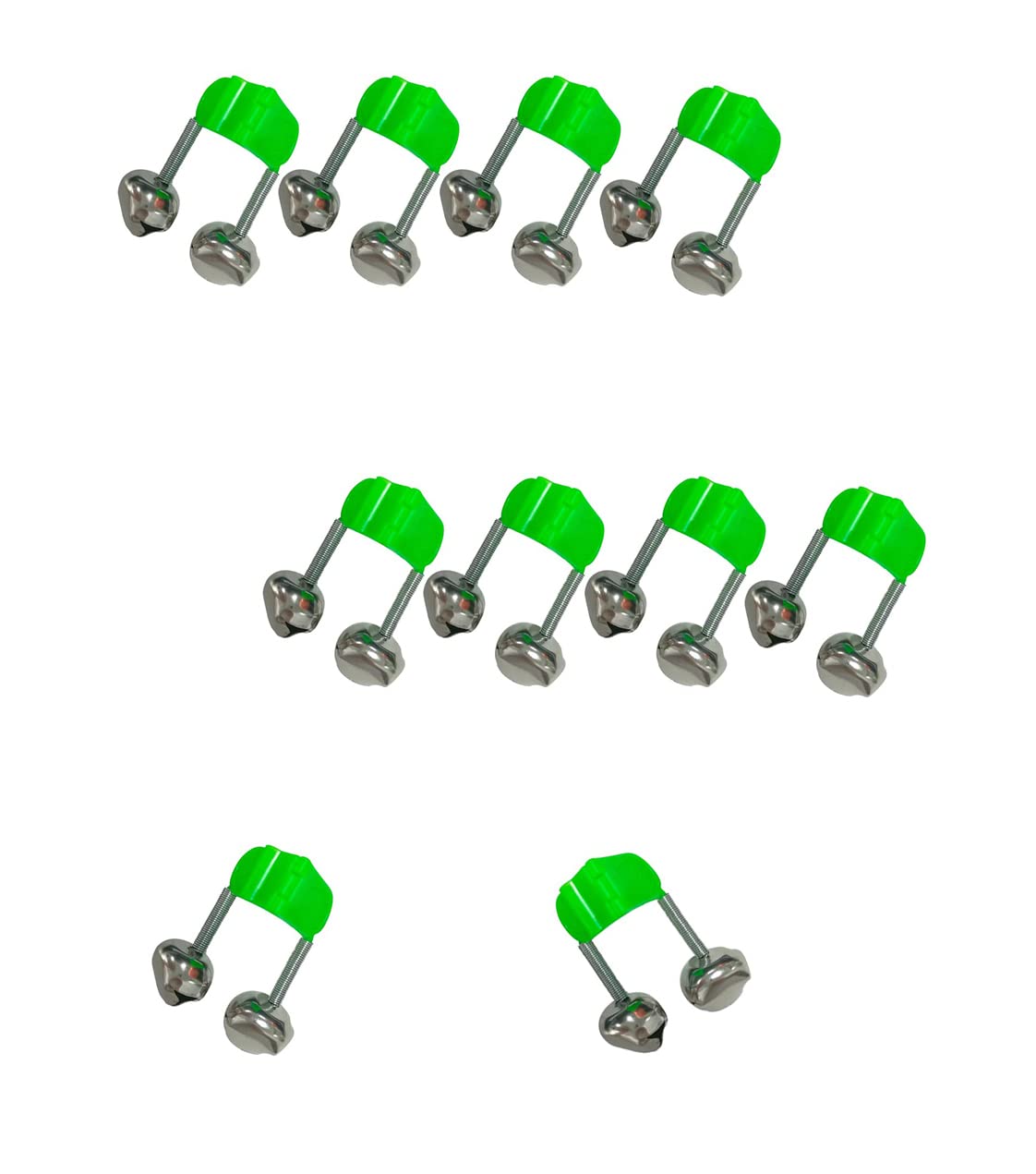 Fishing Bells,10 PCS Fishing Rod Bite Alarm Fishing Ring Bell Loud Sound Bite Fishing Rod Alarm Fishing Bells Clips for Fishing Enthusiasts