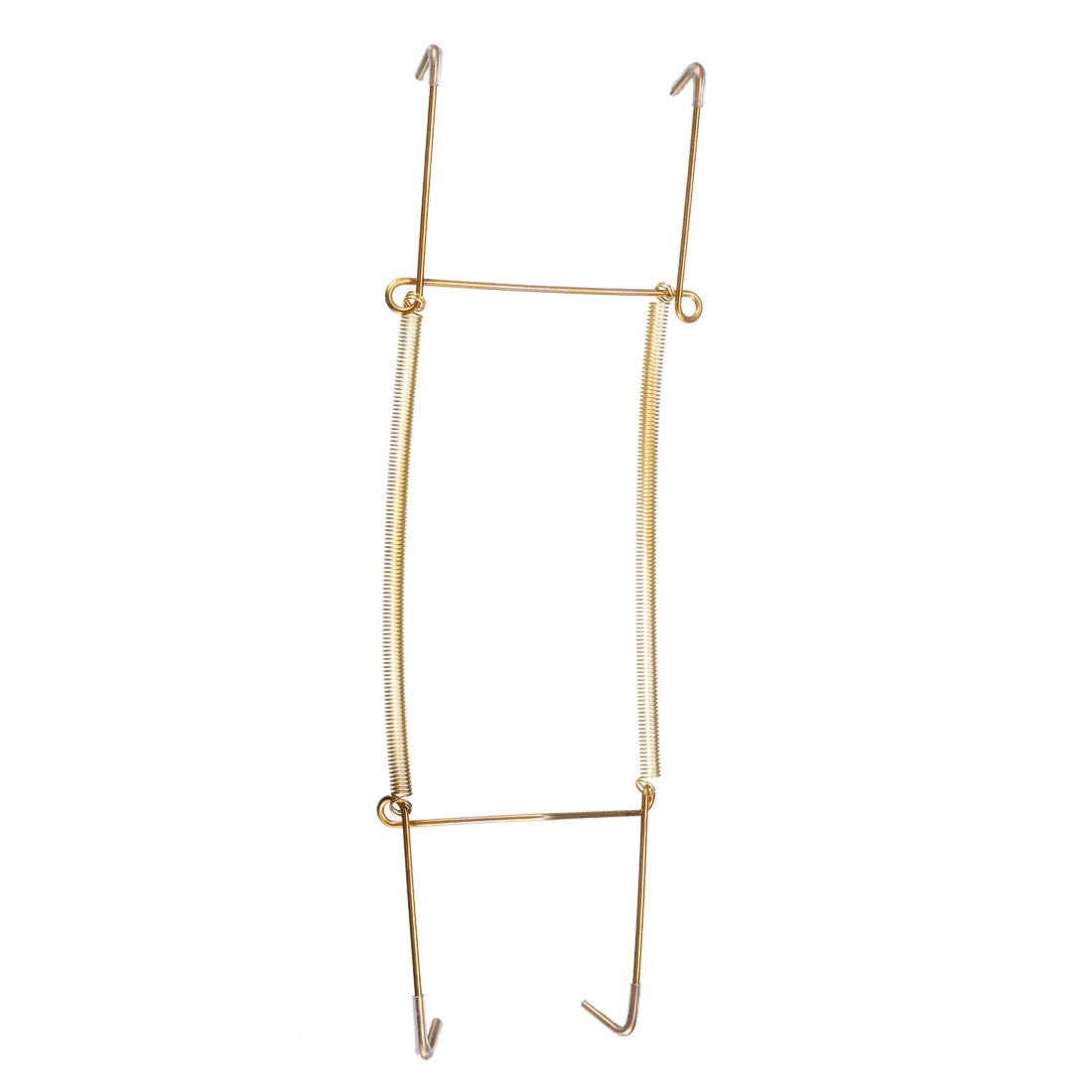 sourcing map Plate Hanger, Zinc Plated Invisible Wall Decorative Hooks with Tip Protectors 12-inch (U-Type)