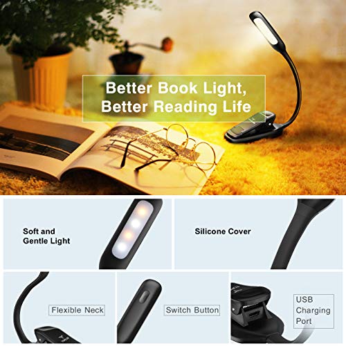 2 Reading+Rechargeable+Brightness+Flexible+Protection