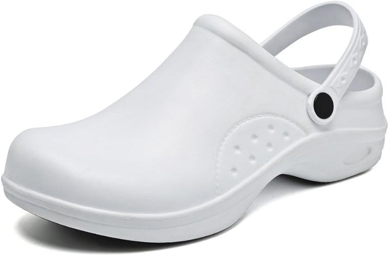 white work clogs