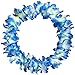 CISMARK Hawaiian Luau flower Leis Jumbo necklace bracelets headband set