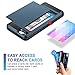 Vofolen Upgraded Case Holder ID Slot Pocket Dual Layer Hybrid Cover Shockproof Matte Navy