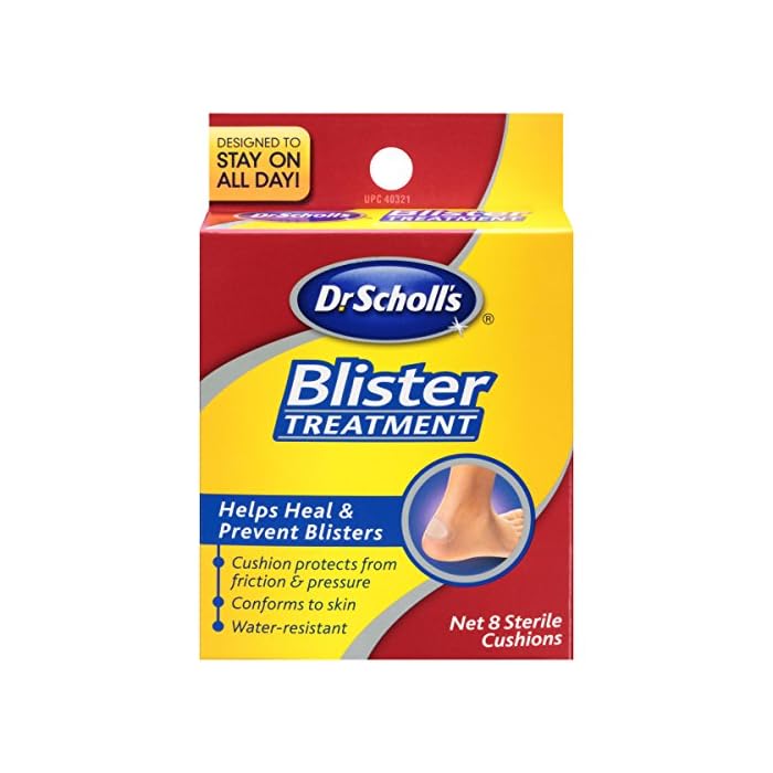 Dr. Scholl's Blister Treatment, Sterile Cushions, 8 Count box(Packaging May vary)
