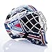 Franklin Sports New York Rangers NHL Hockey Goalie Face Mask - Goalie Mask for Kids Street Hockey - Youth NHL Team Masks for Kids