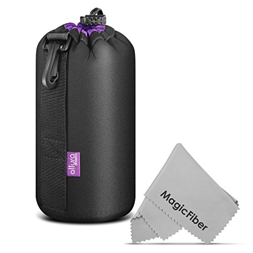 Altura photo large neoprene pouch bag for dslr camera lens (canon…