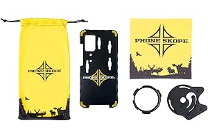 Phone Skope Complete Digiscoping Kit, Compatible with iPhones OR Samsung, Includes PhoneCase + Eyepiece Adapter + Lens Cloth