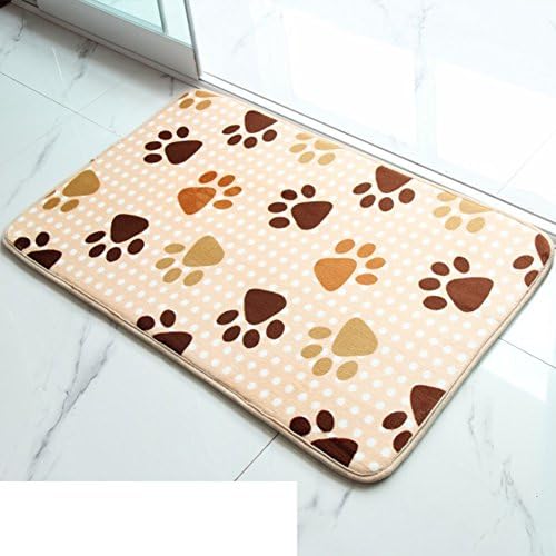 Machine washable water-sliding entrance door mat Kitchen bathroom door mats Bedside blanket-E 80x120cm(31x47inch)