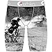 Ethika Men's Hole Shot Boxer Brief Underwear Gray Black (XXL)