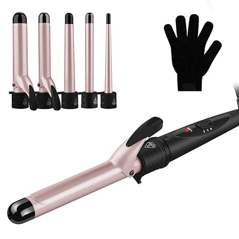 Curling Tongs Geediar 5 In 1 Multifunction Curling Iron Set Hair