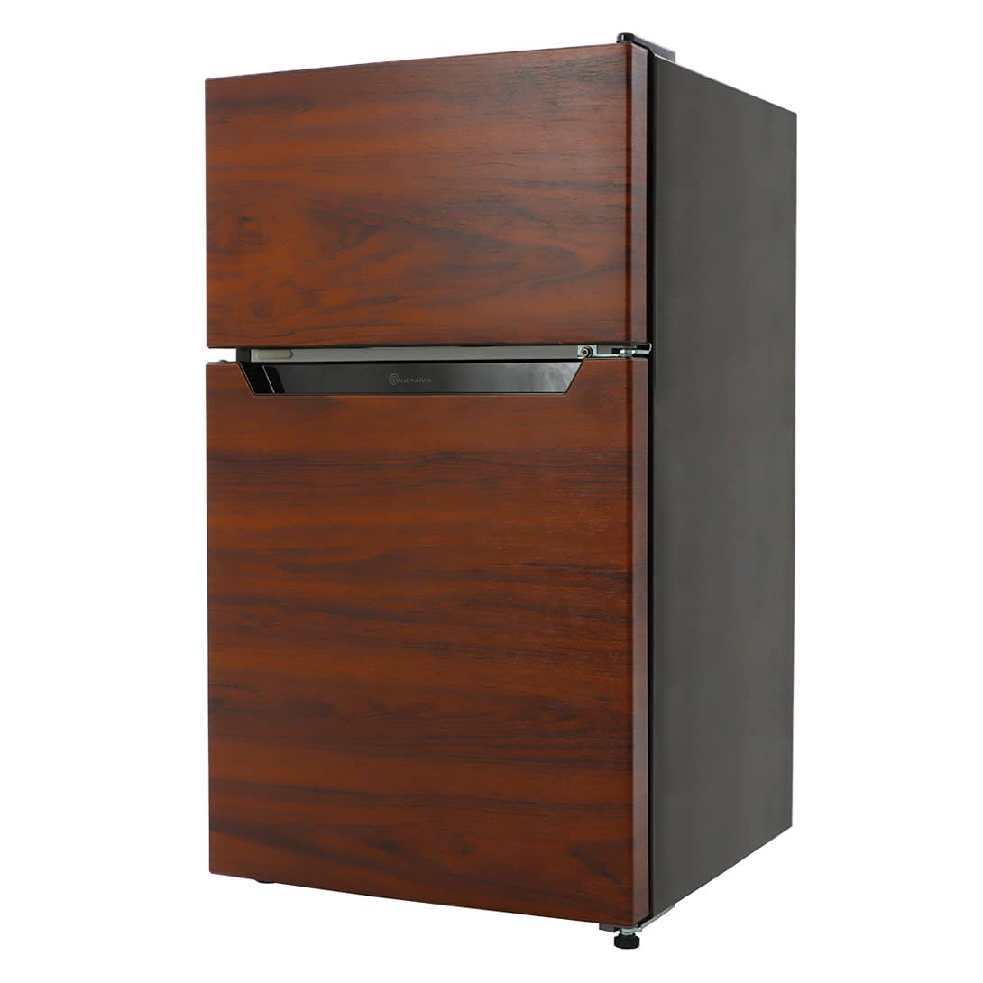 TOHOTAIYO 2ドア冷蔵庫 87L 直冷式 (ウッド)商品画像