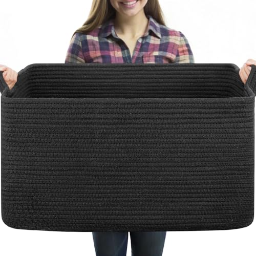 OIASKET Large Blanket Basket